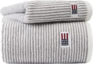 Original Towel White/Gray Striped