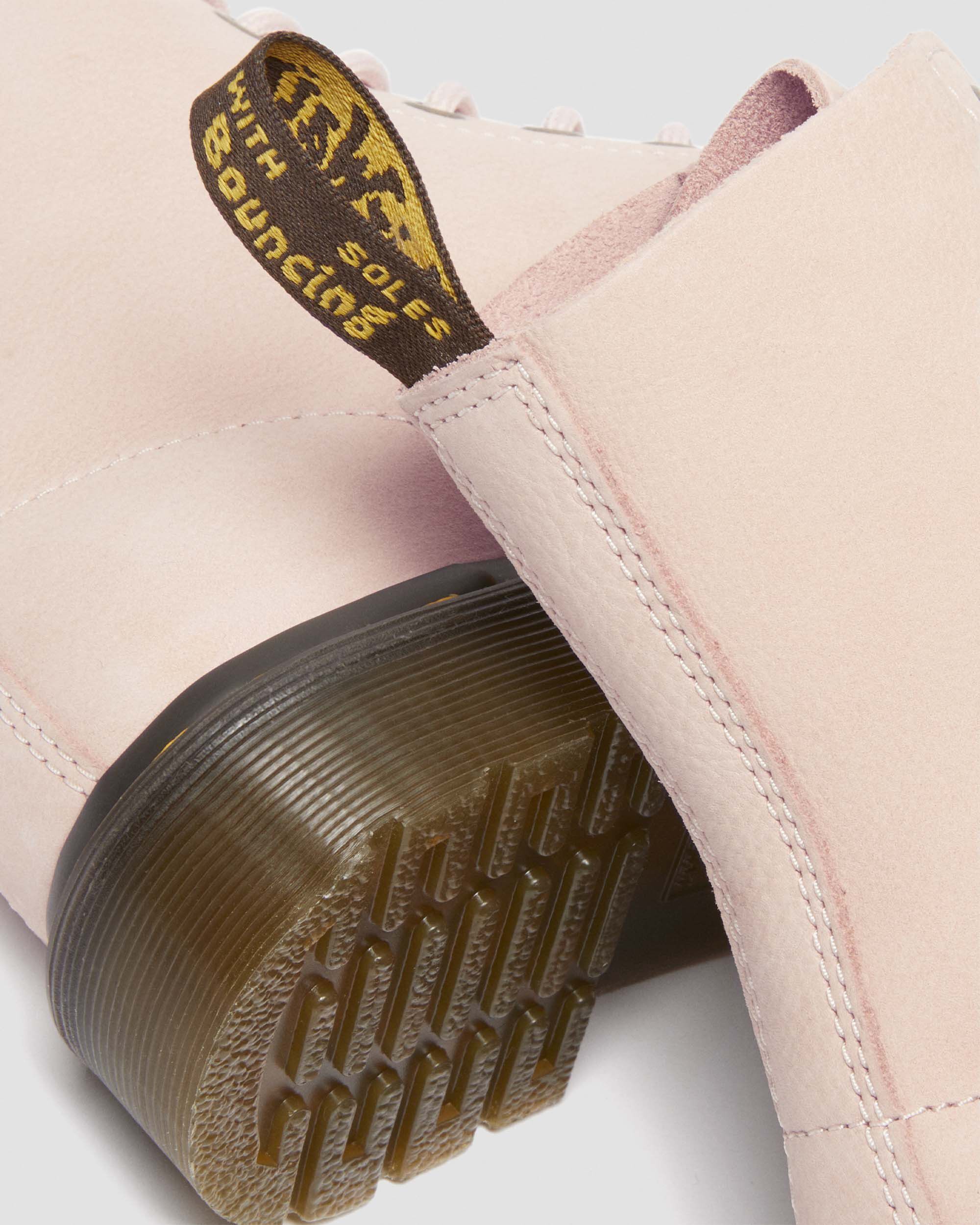 1460 Pascal Powder Pink Milled Nubuck Wp