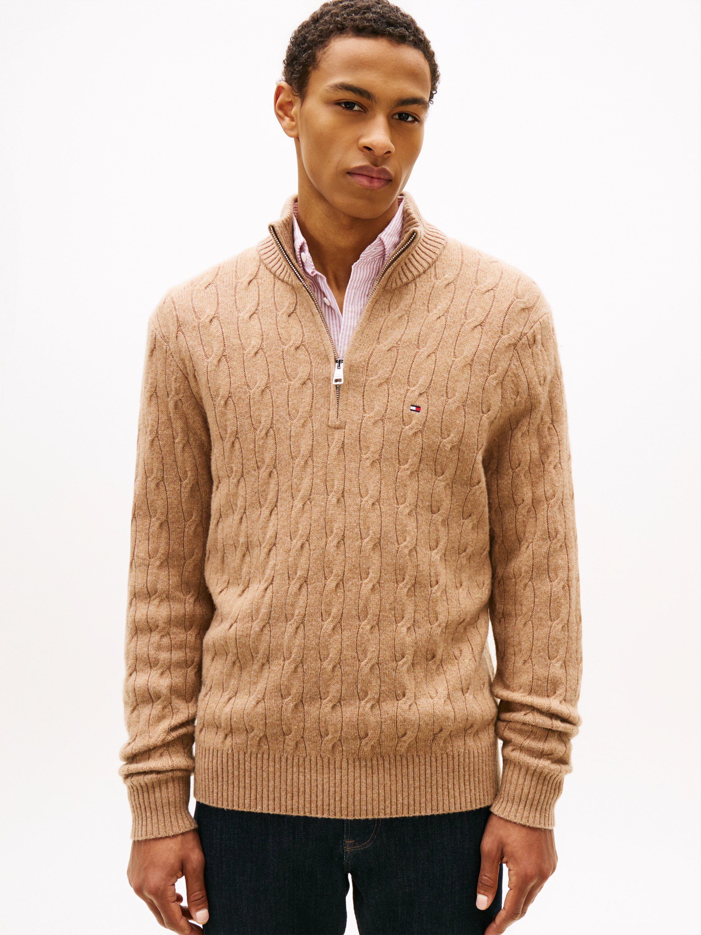 LAMBSWOOL CABLE ZIP MK