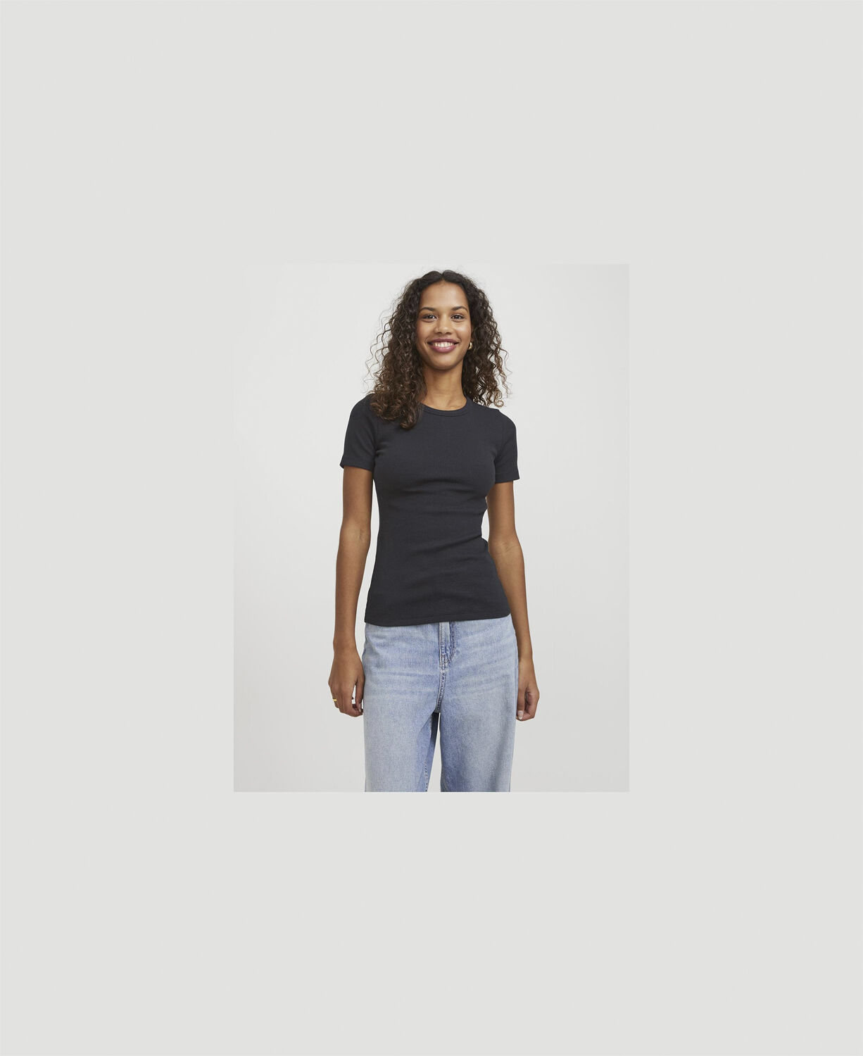 Jxfrankie Str Ss Rib Tee Jrs Noos