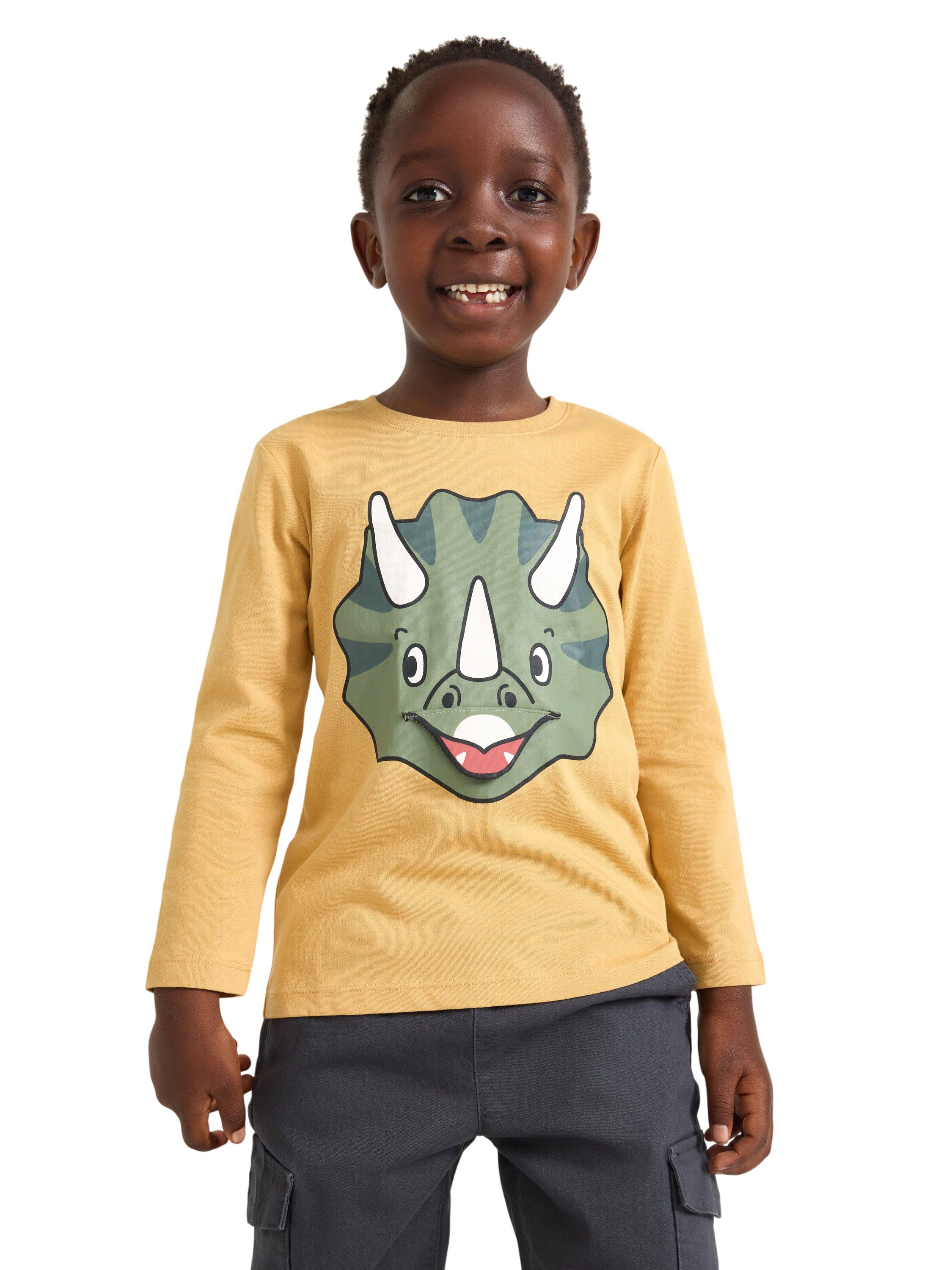 T-shirt in soft cotton with a fun p