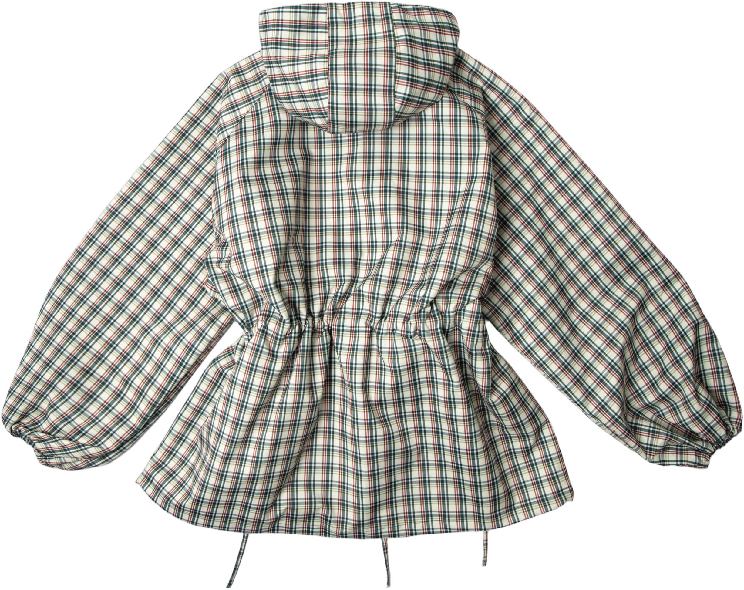 LIU RAINCOAT - ELDERBERRY CHECK