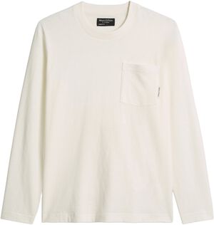 T-shirt, long sleeve, ribbed neck t