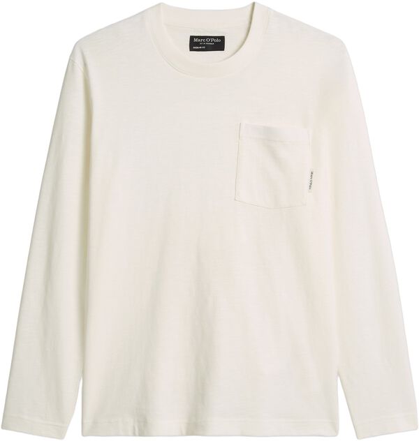 T-shirt, long sleeve, ribbed neck t