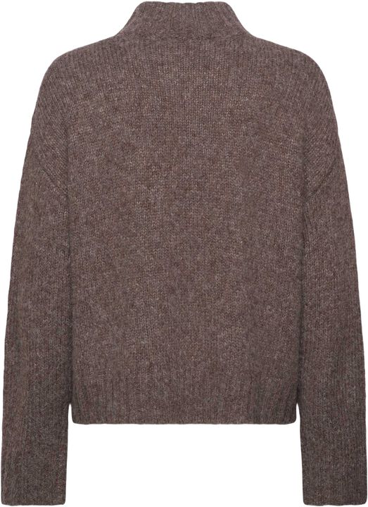 RWTulip Wool Blend LS Turtleneck Plain Pullover