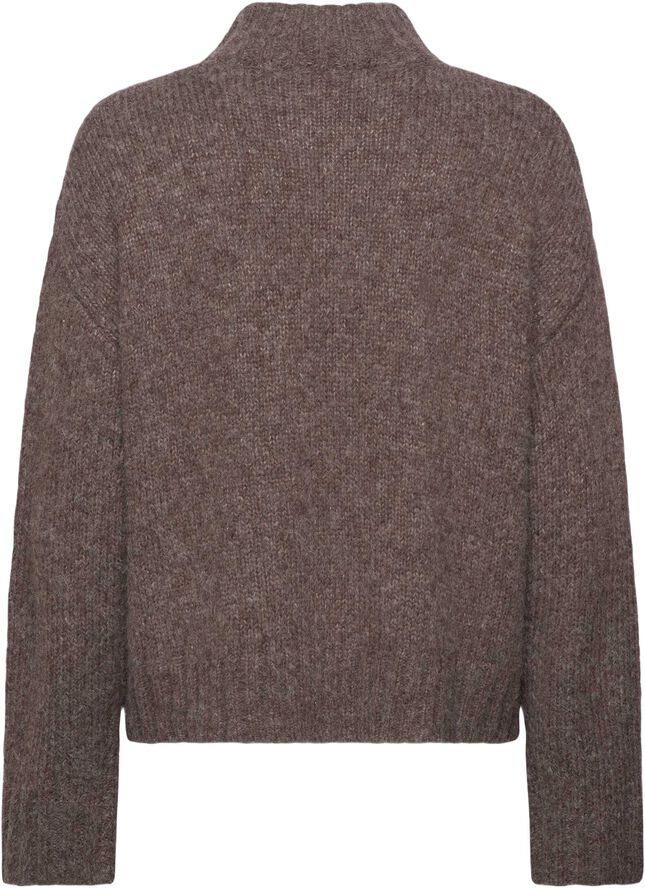 RWTulip Wool Blend LS Turtleneck Plain Pullover