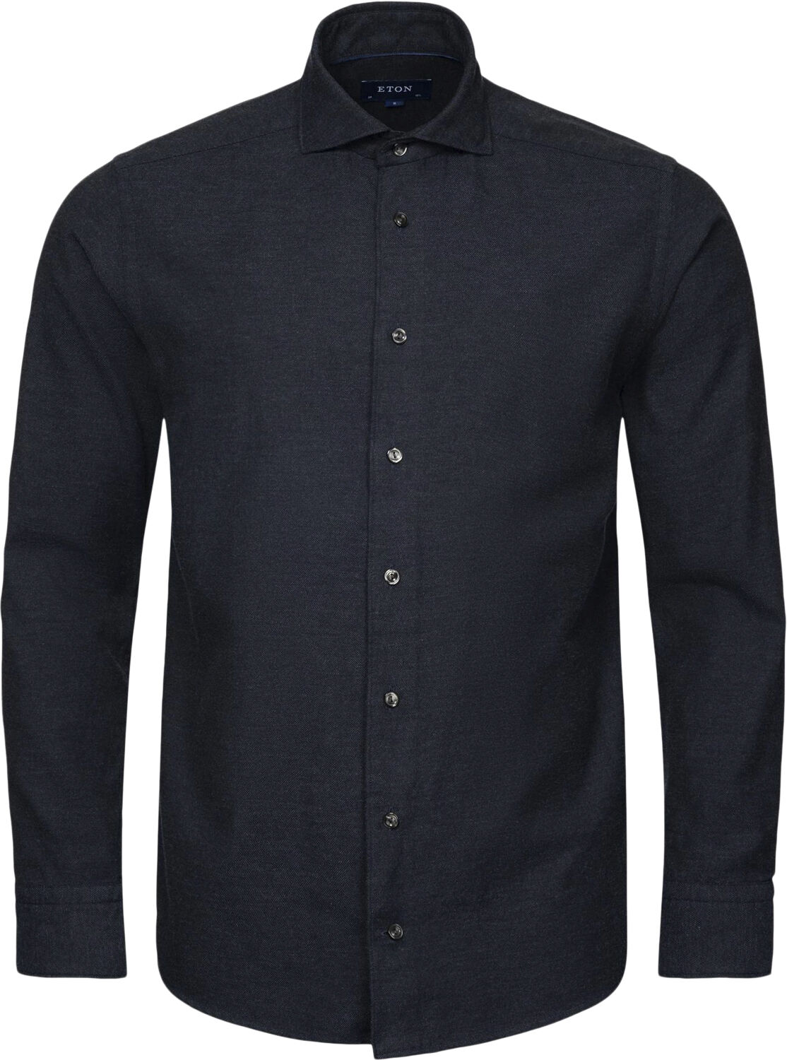 Contemporary Fit Navy Blue Flannel Shirt