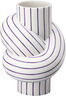 Vase 12cm, Plum, Node Stripes