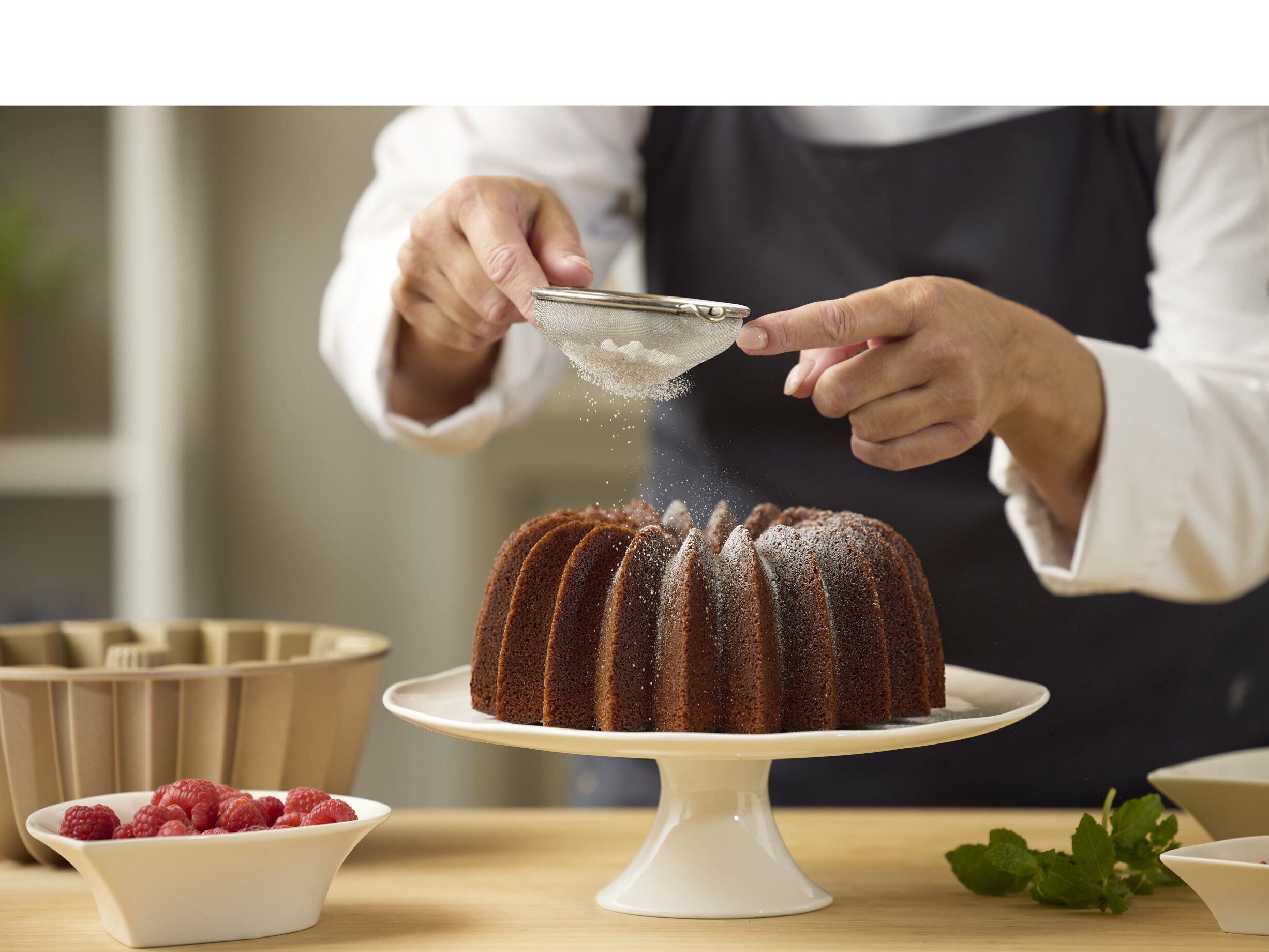 Bundtform Slice 24 x 10 cm Rose gold