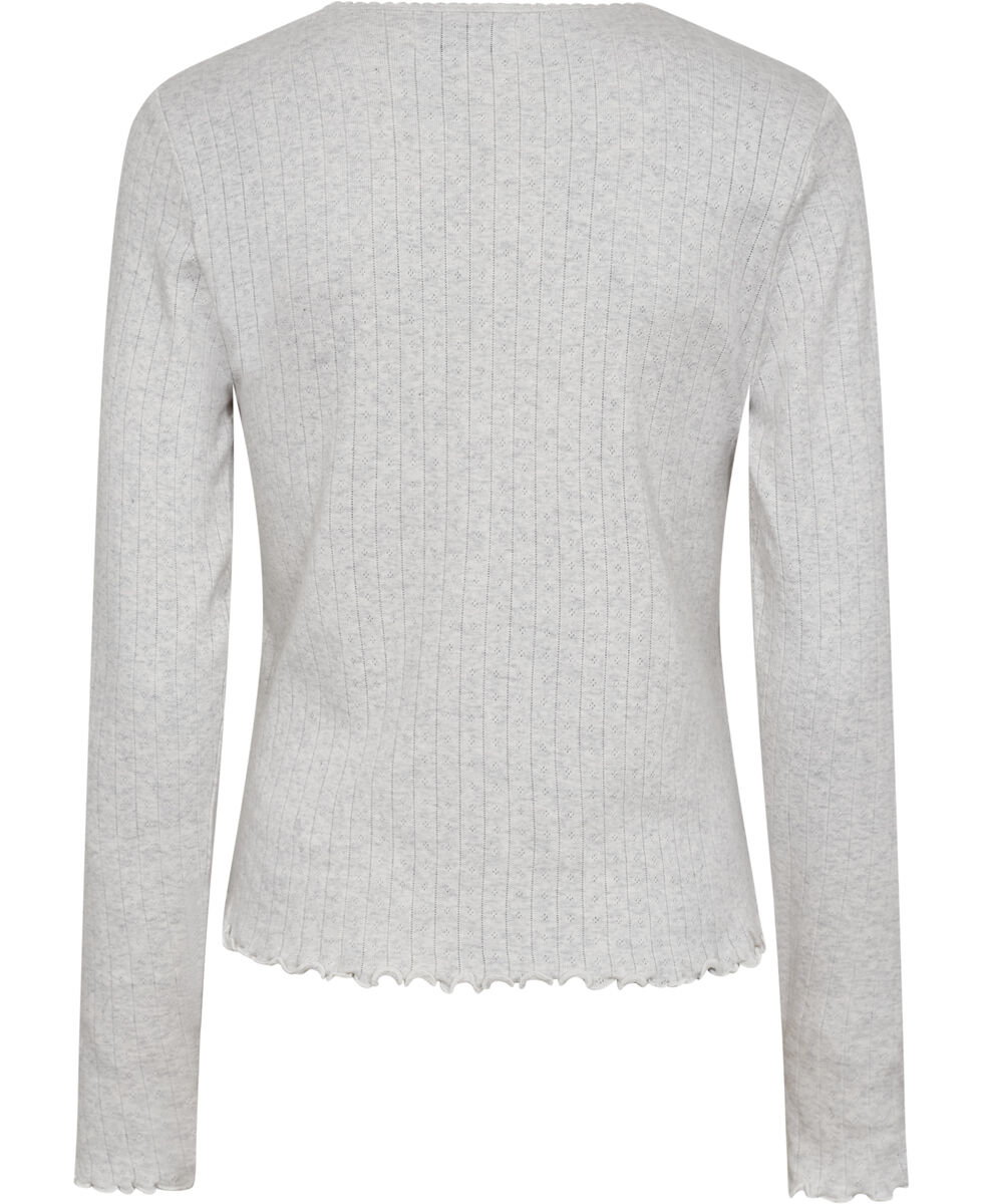 Eloise 10 Cardigan Pointelle - 100% &Oslash;kologisk Bomuld GOTS