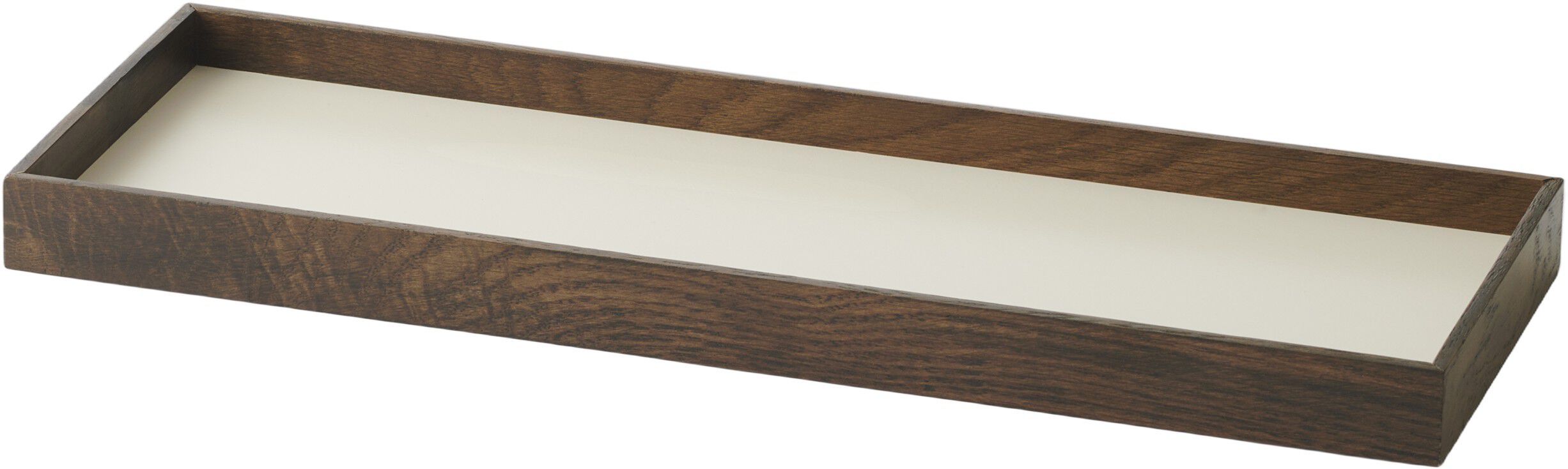 Frame tray small smoked oak/beige