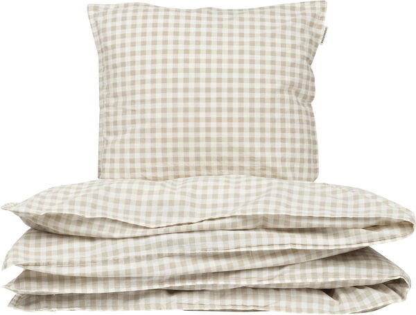 ADULT BEDDING - SWEDISH SIZE - GINGHAM OAT