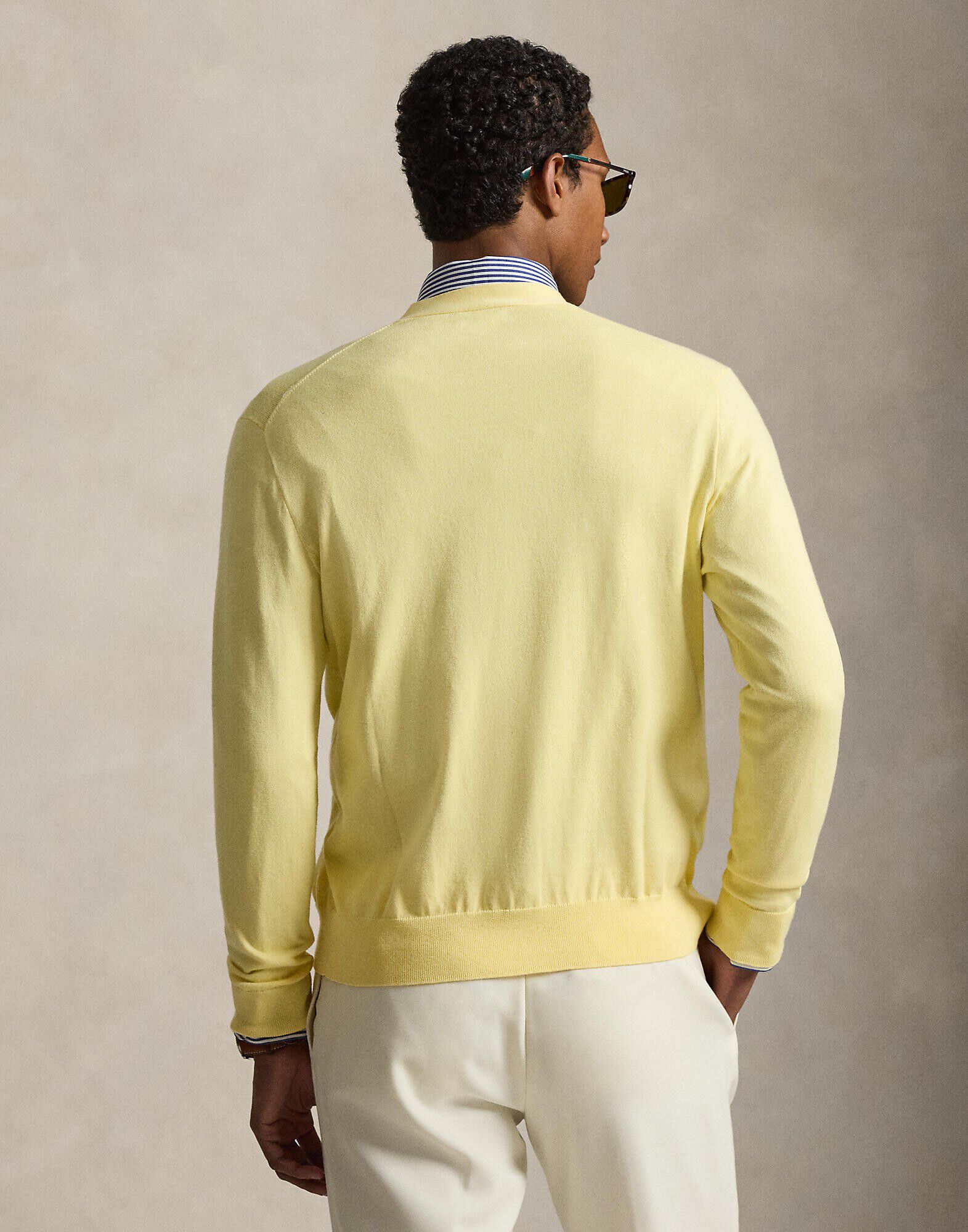 Cotton V-Neck Cardigan