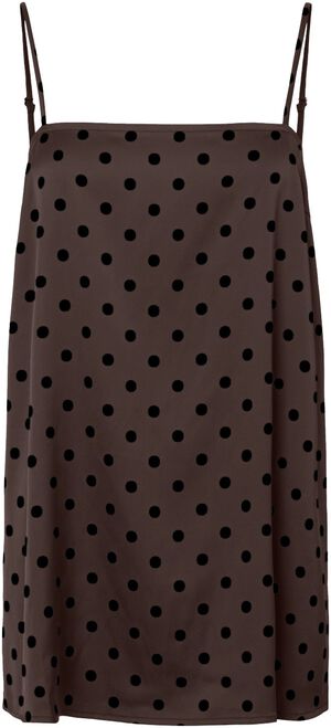 PCJYTTA STRAP SATIN TOP WVN D2D