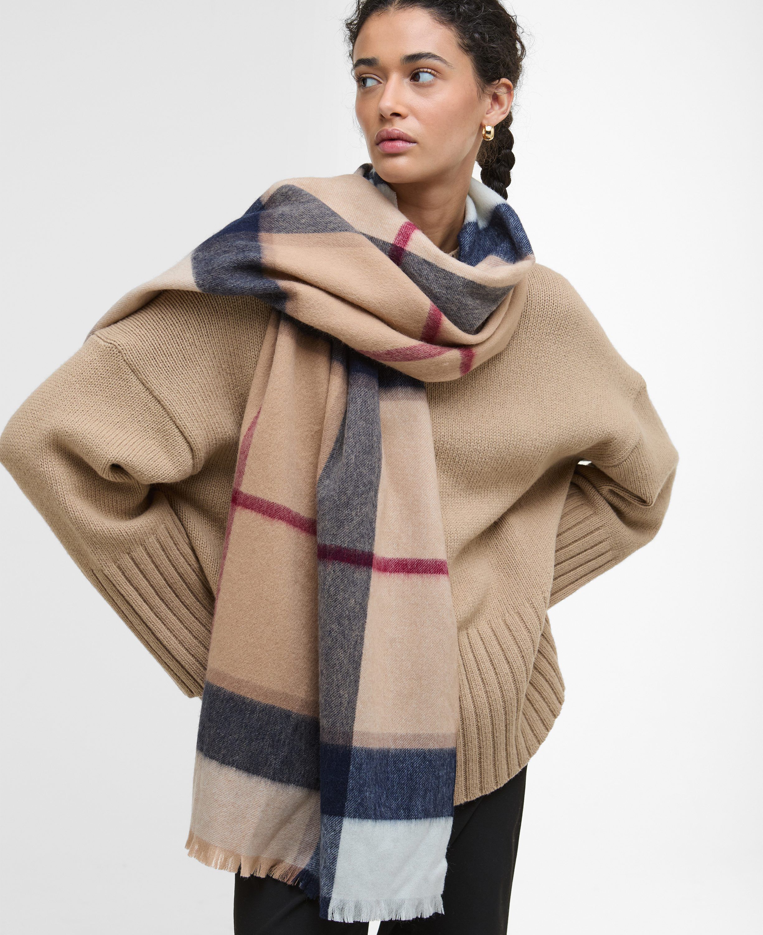 Barbour Rosefield Tartan Scarf