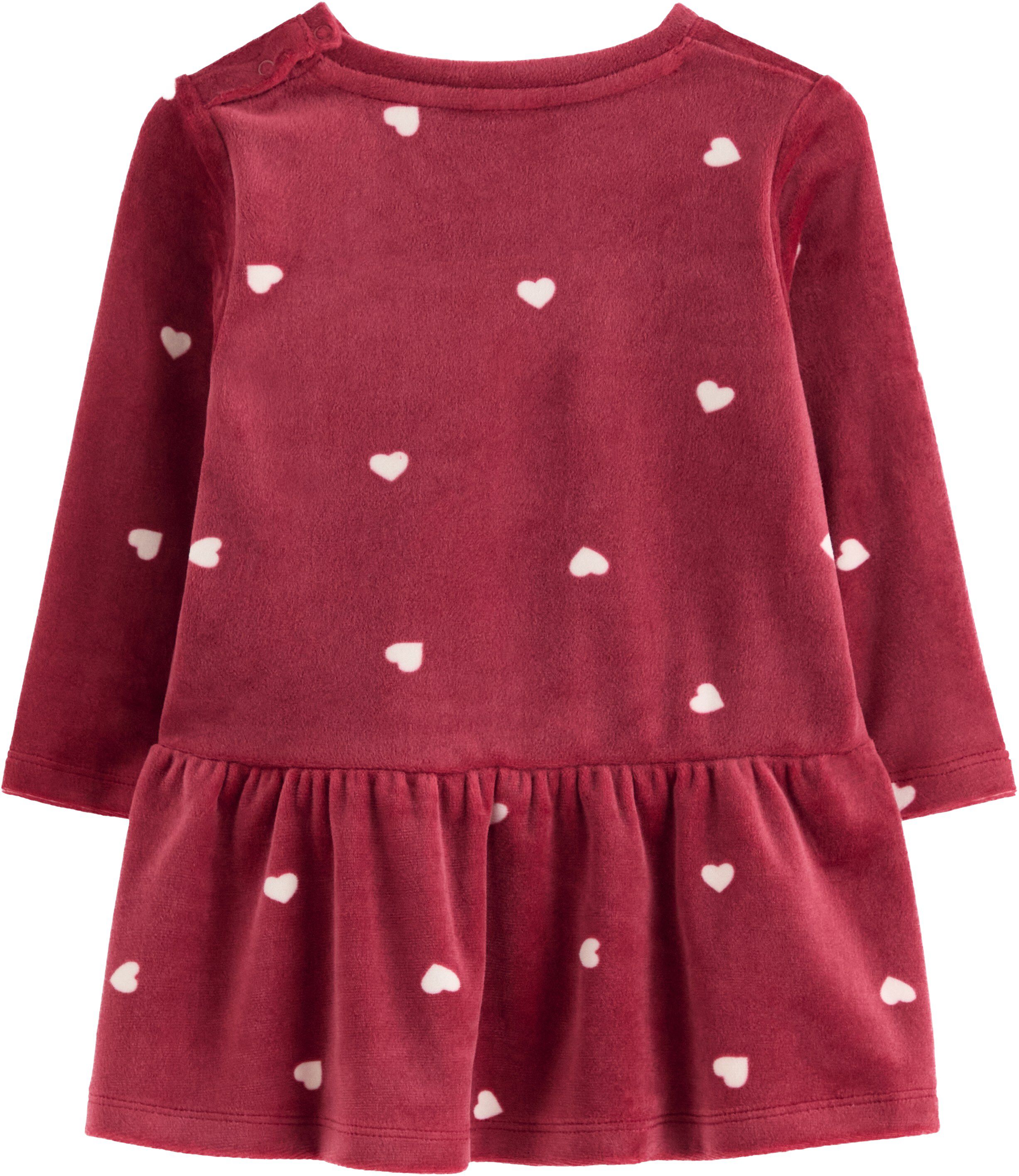 Dress Velour hearts