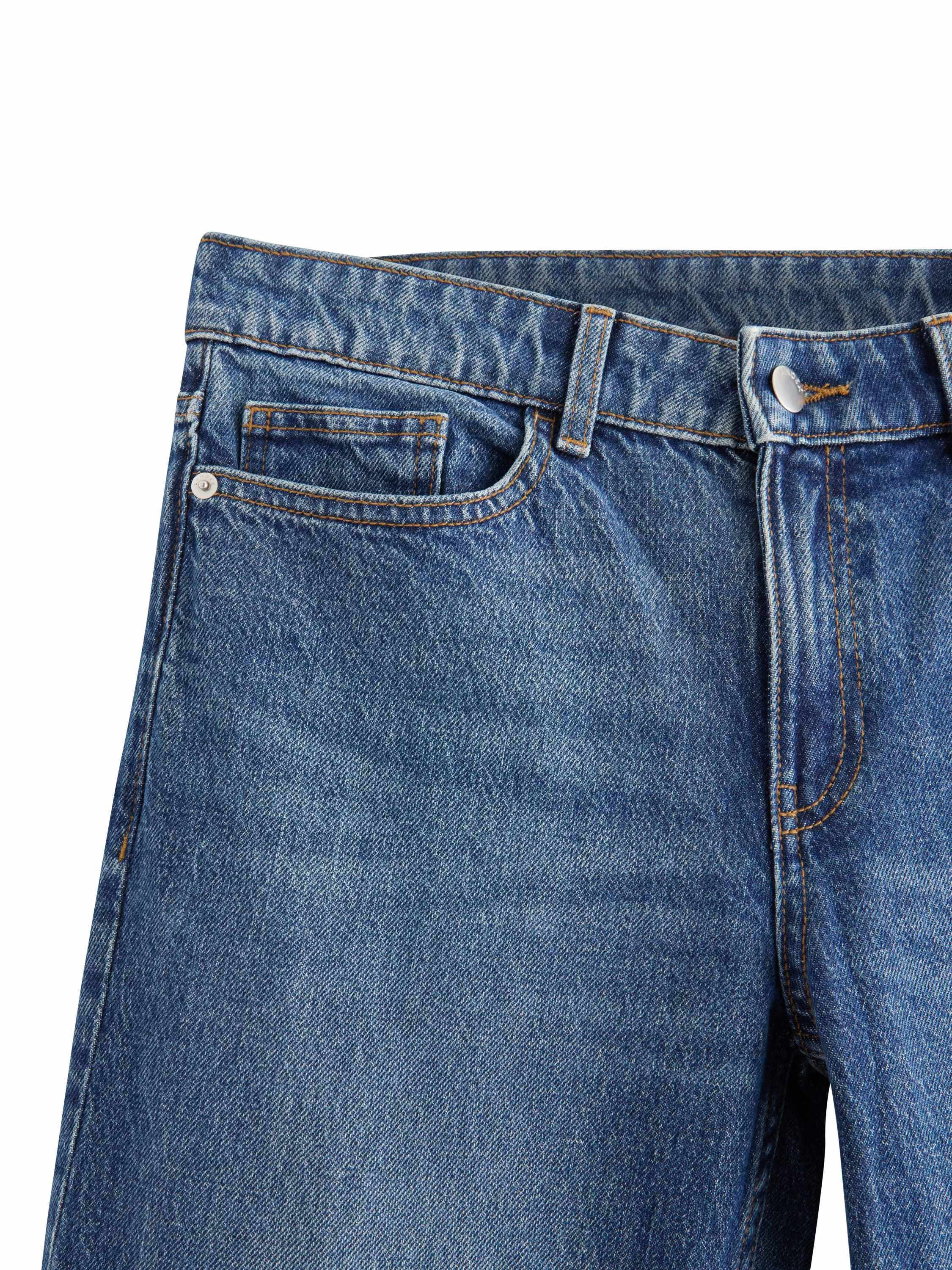 STRAIGHT Nea jeans med l&auml;tt stretch