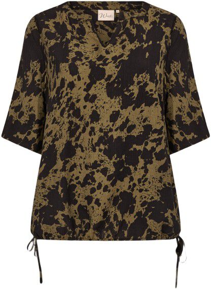 Curvy WA-NIKITA 1 Bluse M&oslash;rk sand