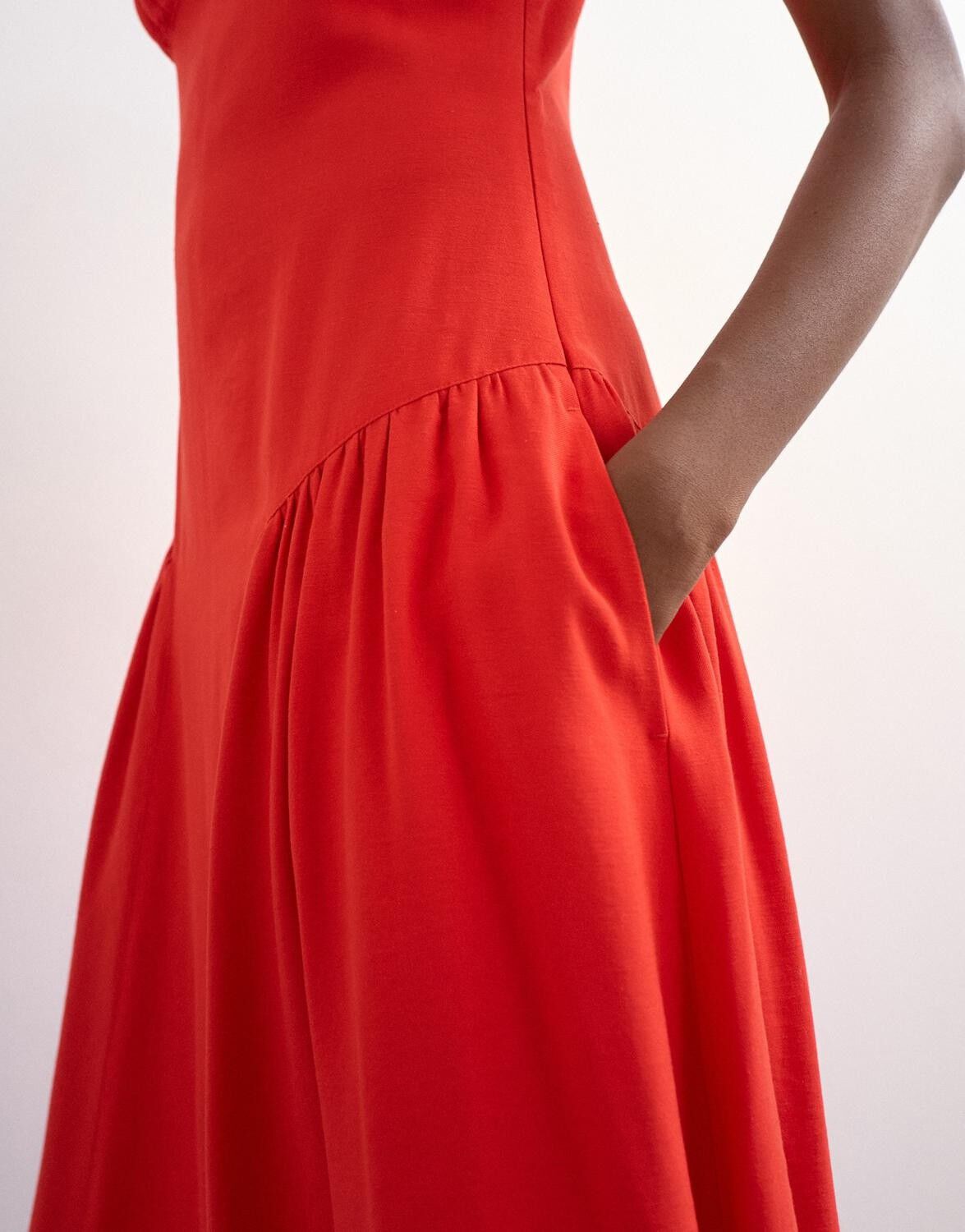 TSVIOLA SL MAXI DRESS WVN