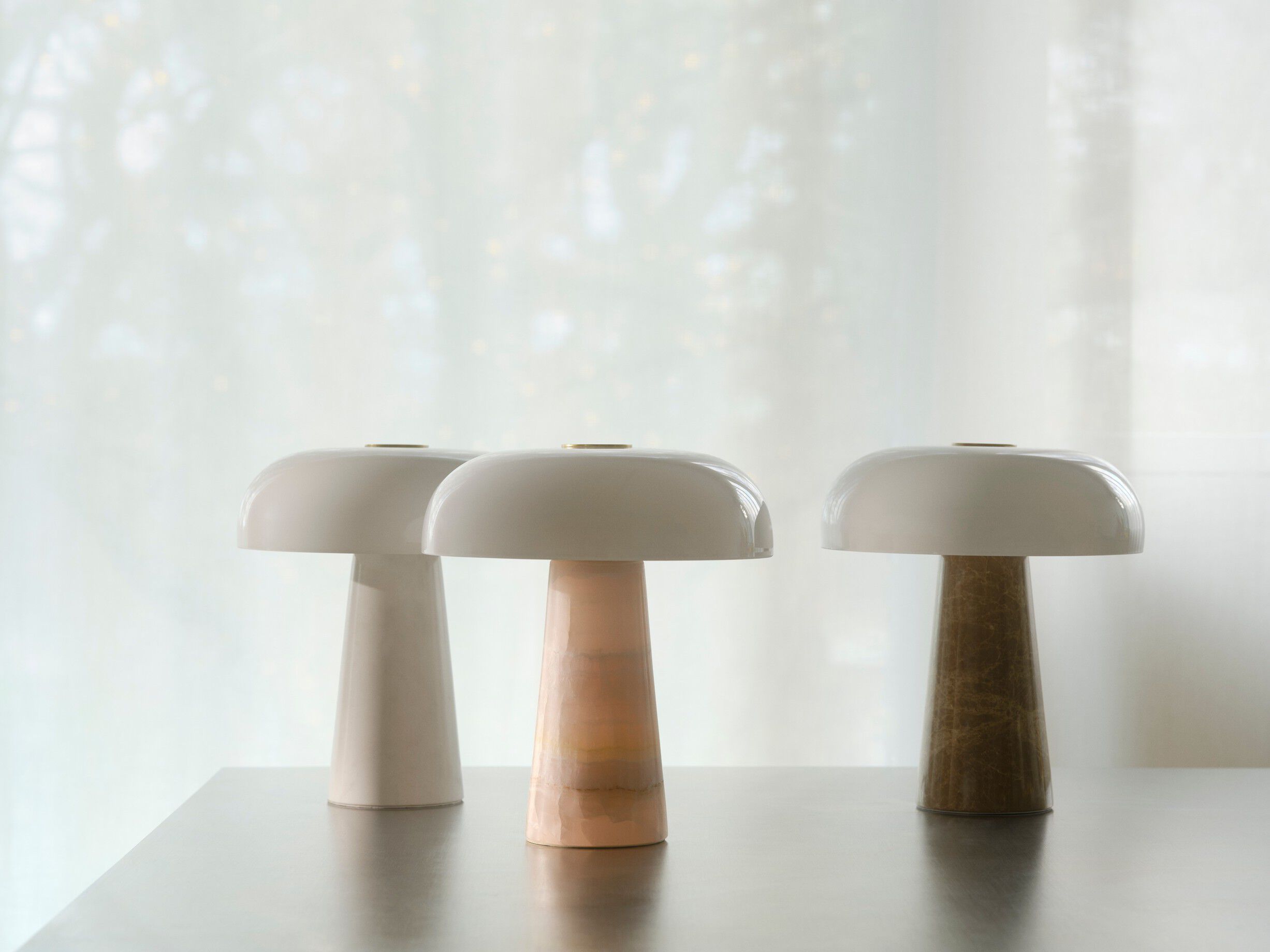 GLOSSY MINI TABLE E14 G45 BEIGE