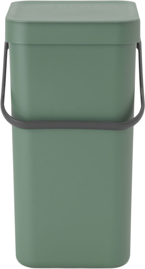 Affaldsspand m/l&aring;g sort.kon. 12 ltr