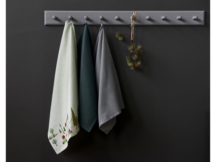 Kjøkkenhåndkle Diamond 50x70 cm Forest green