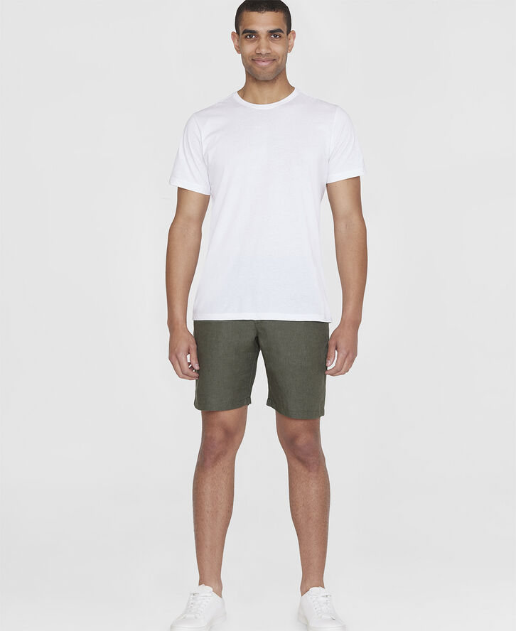 CHUCK regular linen shorts - GOTS/Vegan