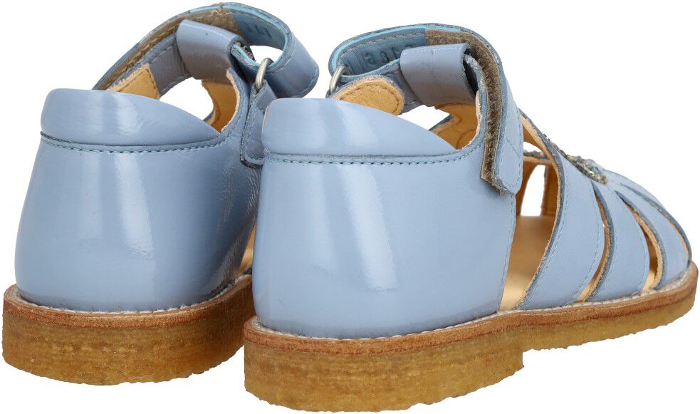 Hjertesandal med glitter hjerte