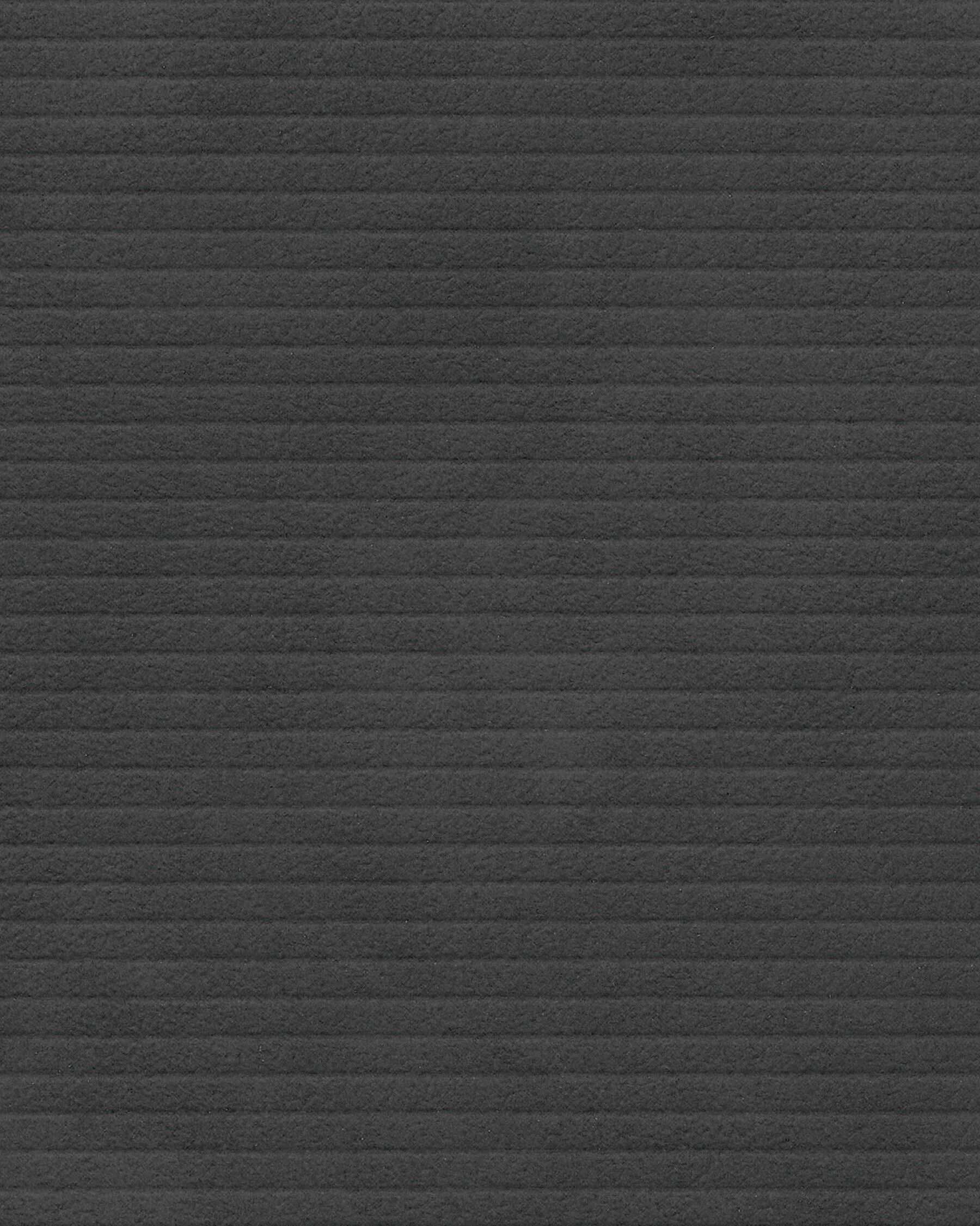 Table Mat Curve L Corduroy Black