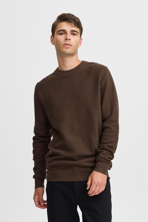 CFKARL 0160 structured crew neck kn