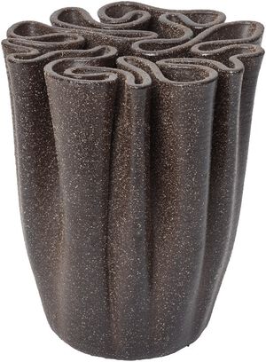 Dedali Vase - H18 - Dark Brown