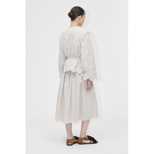 2388 Quilted Cotton, Gathered Tie Jacket