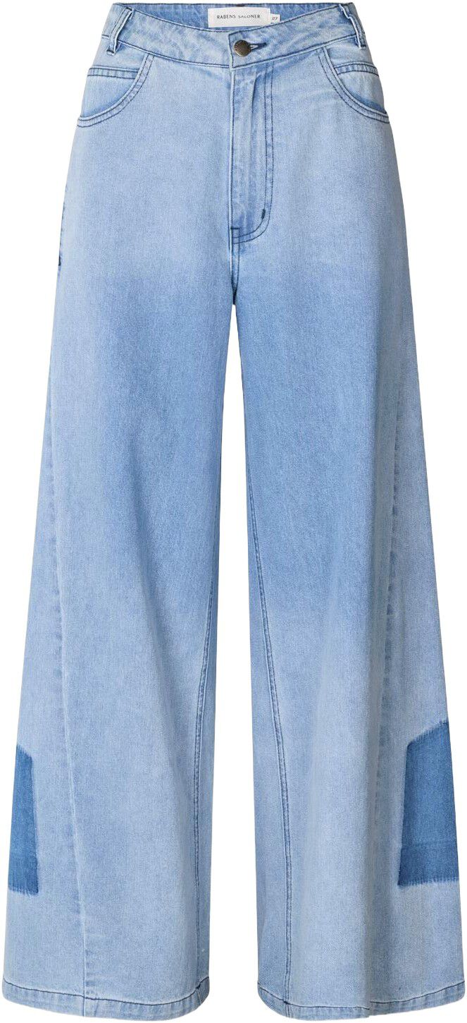 Light denim wide leg pants - Lane