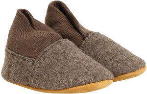 Wool Slippers w. Rib