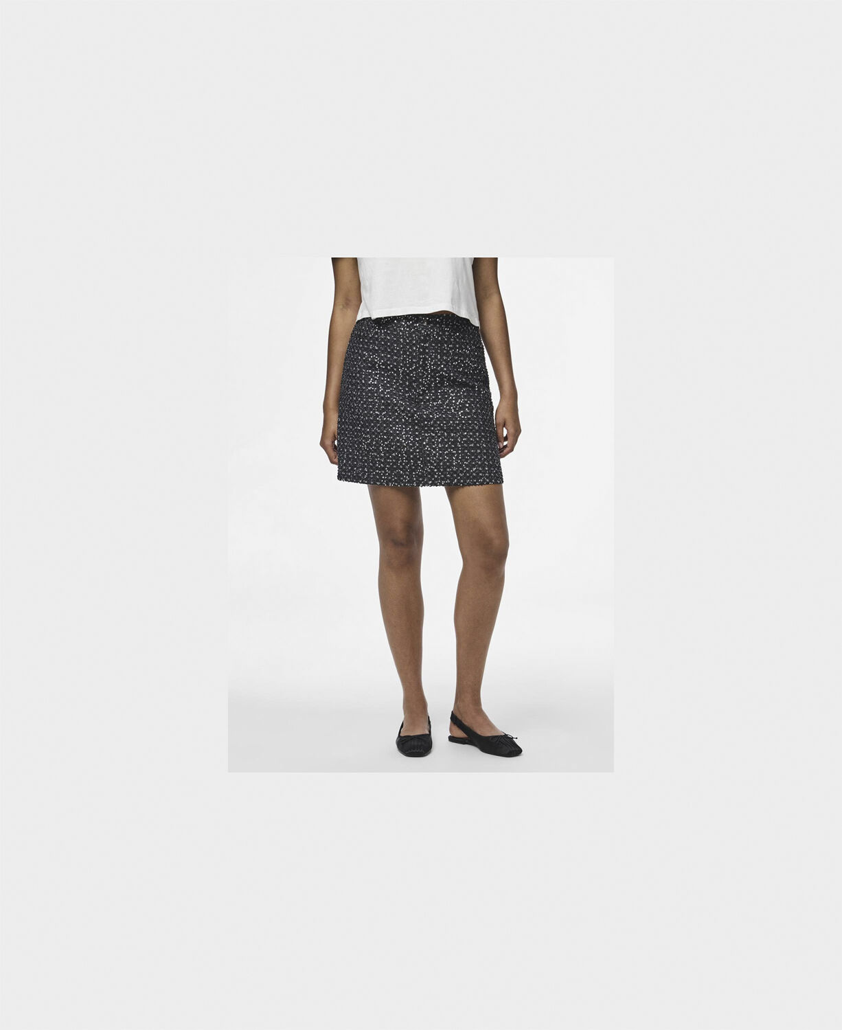 PCROBERTA HW MINI SEQUINS SKIRT