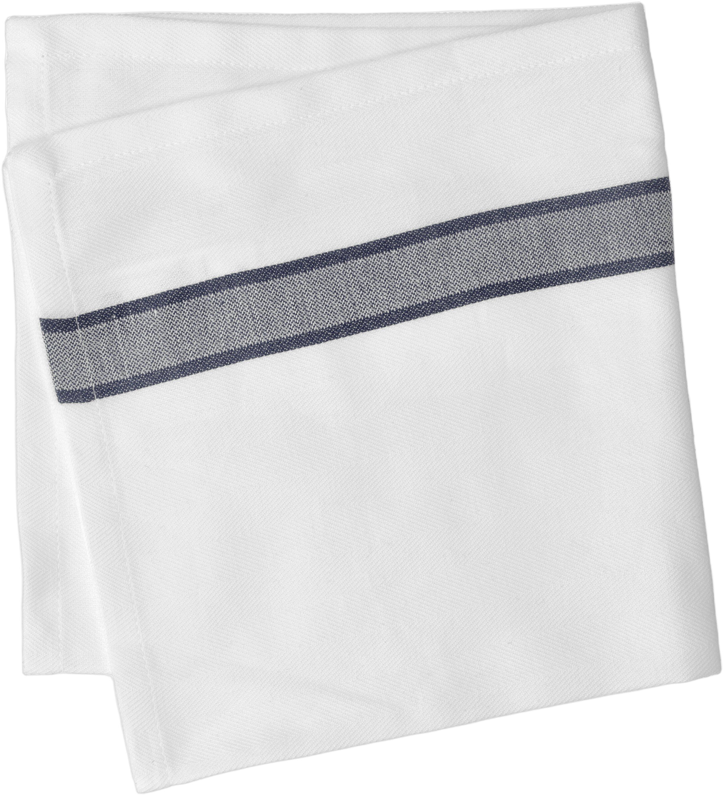 T&oslash;yserviett Pillivuyt 45 x 45 cm Bl&aring;/Hvit 100% ny bomull