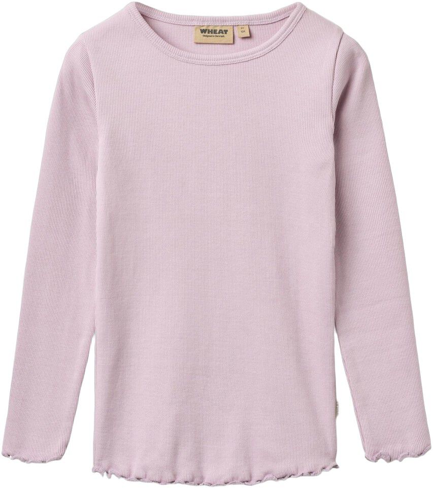 Lang&aelig;rmet Rib T-shirt Ida