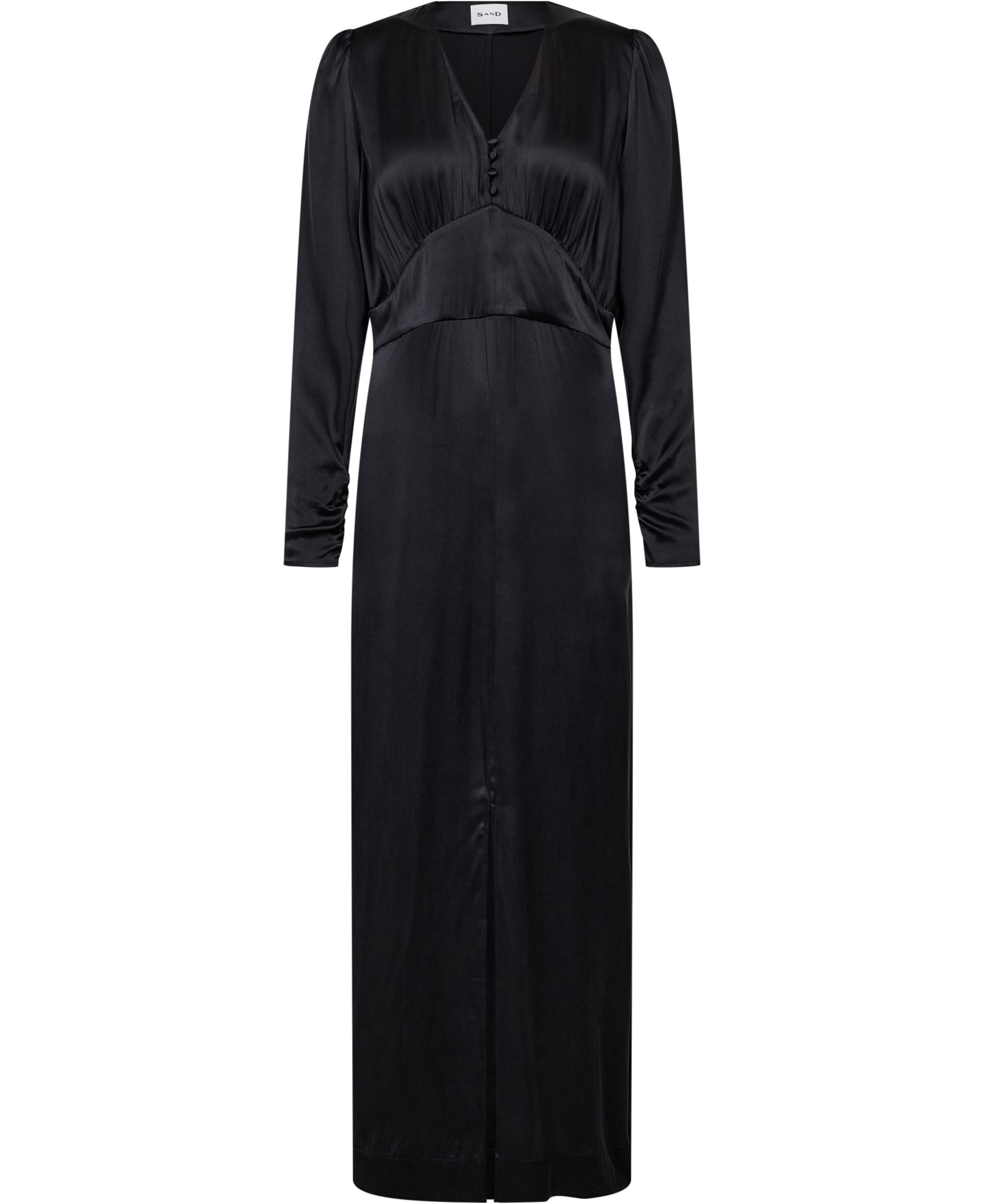 3176 Matt Silk Blend Dress - Kiri Long