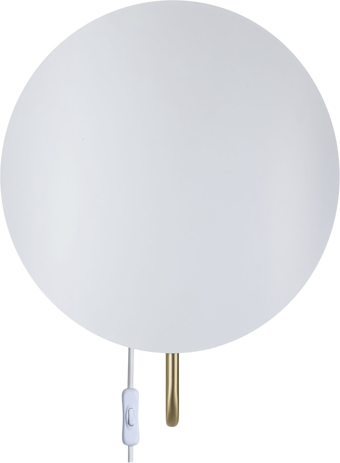 Spargo | V&aelig;glampe | Hvid/Messing