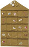 Wall Calendar - Nostalgia embroidery - Ochre