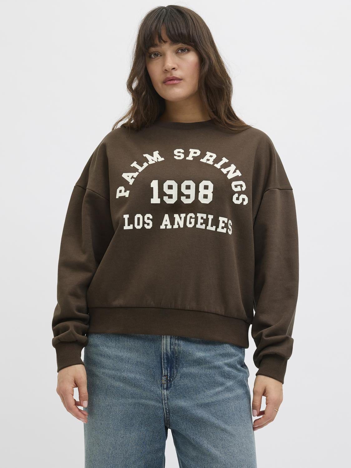 JXMERLE RLX SHORT LS CREW SWT LN