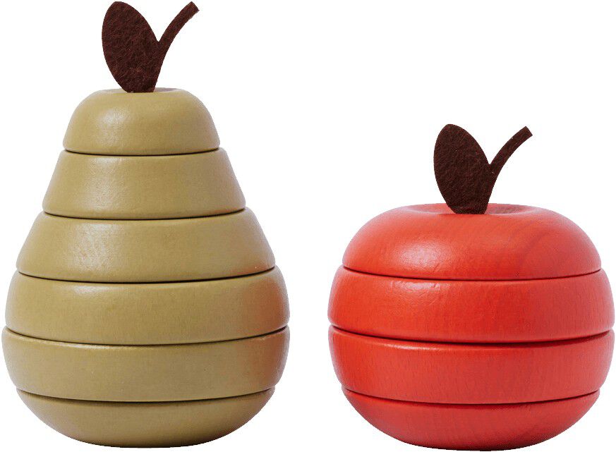 Stacking Apple and Pear - Set of 2 - Multi