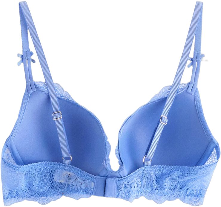 Malva push-up-bh med blonder