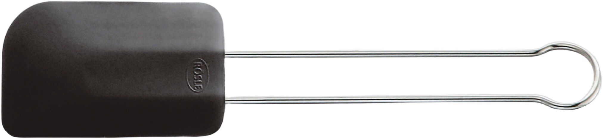 Slikkepott 32 x 7,5 cm St&aring;l/Svart