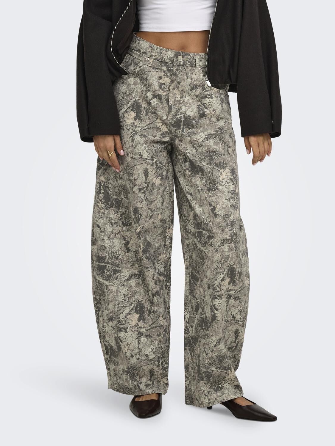 Onltaylor-Banu Hw Camo Barrel Pant Pnt