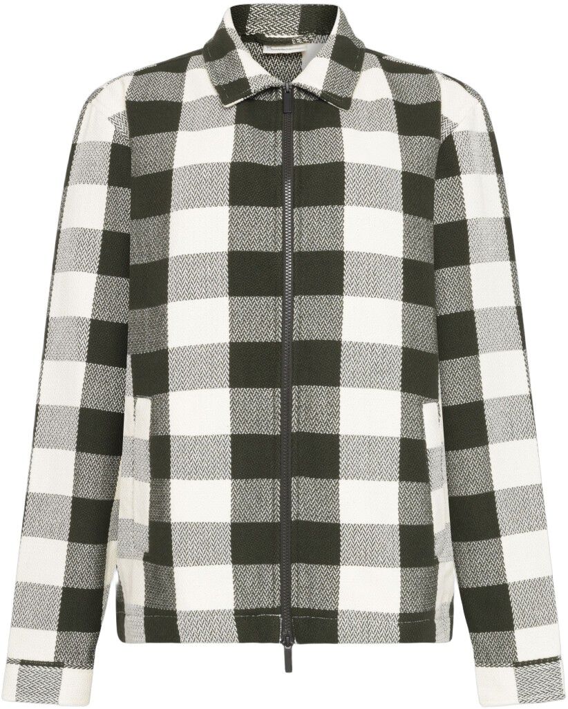 Organic Cotton Checked Flannel Overshirt GOTS