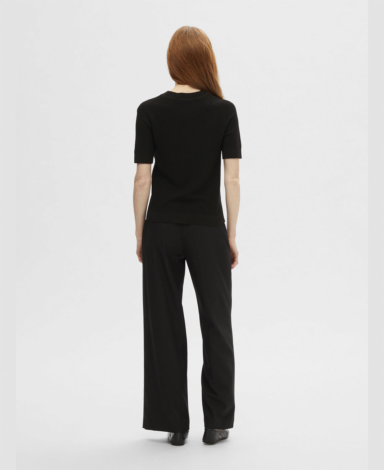 SLFELINNA NEW SS KNIT TOP NOOS