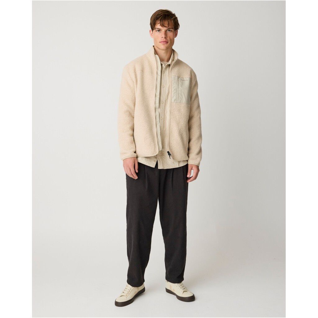 Wool fleece full zip