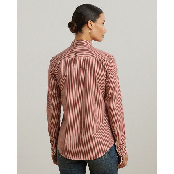 Classic Fit Striped Broadcloth Shirt