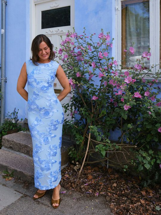 Tiranna Big Flower Mesh Dress